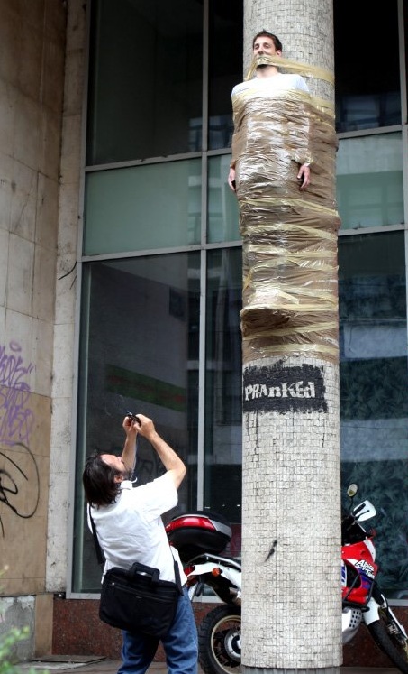 Momification dans la rue